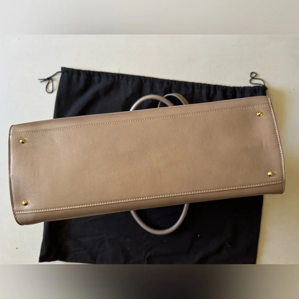 EUC Cuyana Work Satchel in Clay Smooth Leather